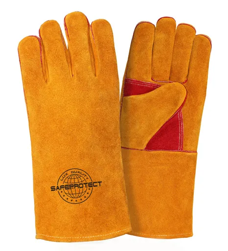 Краги спилковые Safeprotect КАМЧАТКА (флисовая подкладка)