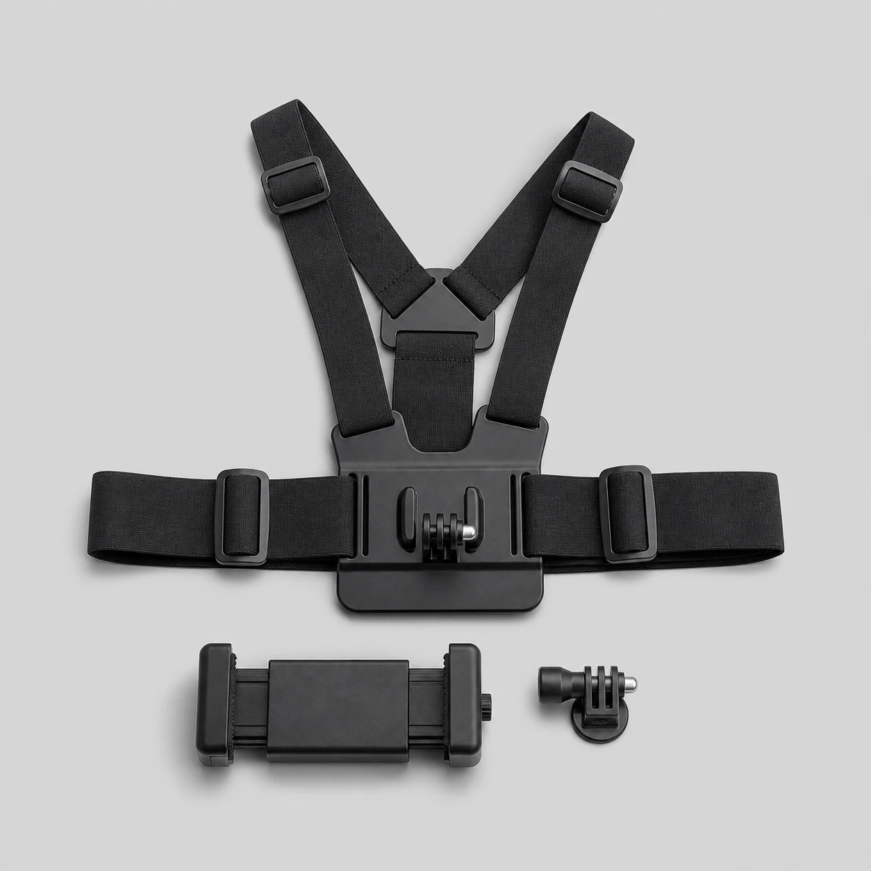 Крепление на грудь для экшн камер GoPro SJCAM Xiaomi Eken с держателем для телефона